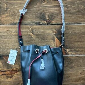 NWT Zara Faux Leather Bucket Bag